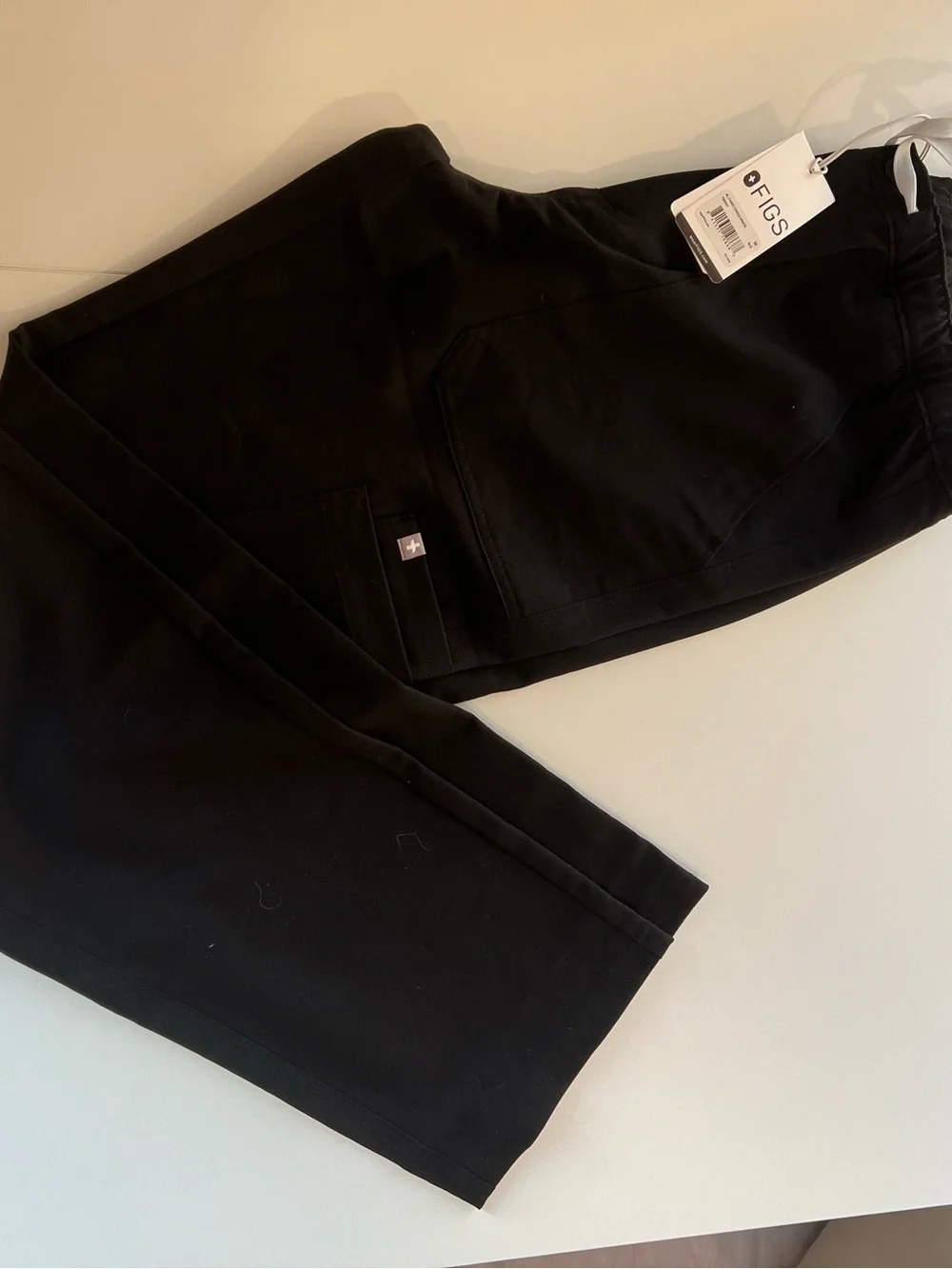 Cairo Straight-Leg Scrub Pant- Black